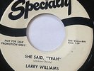 RARE R&B BLUES PROMO 45/ LARRY WILLIAMS 