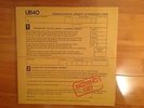 UB40 - SIGNING OFF - Gatefold Album c/w 12