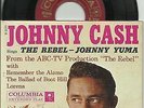 JOHNNY CASH The Rebel Johnny Yuma E.P P.S. ROCKABILLY BOPPER 45 RPM RECORD