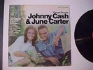 Old Country Music Record Album  JOHNNY CASH & JUNE CARTER  Vintage Vinyl LP 1968