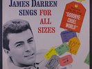JAMES DARREN: Sings For All Sizes LP (Mono, faint woc, sl cw) Oldies