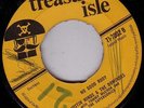 JUSTIN HINES/SKINHEAD REGGAE/TREASURE ISLE 45/NO GOOD RUDY - HERE I STAND LISTEN