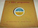 Piano Recital by Michelangeli - 2 x  BBC Transcription Discs 1961