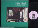 NICK DRAKE - Five Leaves Left ADVANCE COPY UNMADE SLEEVE Pink Island UK A2/B2 LP