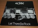 AC/DC Let There Be Rock Aussie Albert Productions Red Label LP Vinyl Record EX