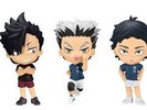 Haikyuu  Haikyu Kuroo Bokuto Akaashi Mini Figure Mascot set BANPRESTO Anime
