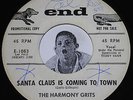 Holiday Doo Wop 45 THE HARMONY GRITS Santa Claus Is Coming To Town/Gee End PROMO