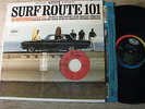 SURF ROUTE 101 - THE SUPER STOCKS - RARE 1964 CAPITOL STEREO LP with POCKET 45