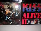 KISS DOUBLE PACK OF DOUBLE ALBUMS,`ALIVE`,`ALIVE II`,CLEAN COPIES