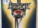 ACCEPT - S/T SAME - PROMO STICKER RARE VINYL LP RECORD NM UDO PASSPORT