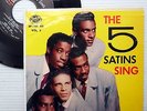 FIVE SATINS 5 satins SING 4 song 45 ep on Ember Picture sleeve 2nd pressing mg10