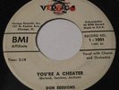 DON SESSIONS - You're a Cheater/Watchin T.V.  VERTIGO 1001 Rockabilly 45 VG+