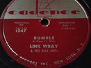 HOLY GRAIL Link Wray   78 RPM 10