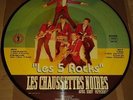 EDDY MITCHELL ET LES CHAUSSETTES NOIRES RARE VINYLE PICTURE 25 CM LES 5 ROCKS
