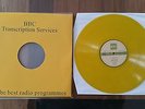 Pink Floyd BBC TRANSCRIPTION  Picture Disc Yellow LP 33T