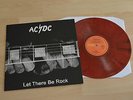 AC/DC ACDC LET THERE BE ROCK LP ALBUM RED VINYL MINT