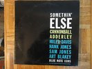 Cannonball Adderley,Somethin' Else,Blue Note,Mono LP