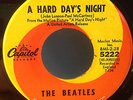 BEATLES 45 A HARD DAY'S NIGHT HDN SECOND PRESS EAST COAST SWIRL CAPITOL 5222