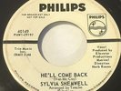 SYLVIA SHEMWELL He'll Come Back/Funny What Time 45 philips northern soul hear