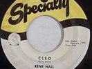 HEAR r&b popcorn exotica 45 RENE HALL Cleo SPECIALTY 641 Frankie & Johnny
