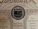 78 RPM Old Quebec Trio BRUNSWICK 343 Montmarquette Reel 1928 French Canadian   *