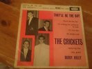 THE CRICKETS Featuring BUDDY HOLLY   THAT'LL BE THE DAY ** 1960 CORAL EP