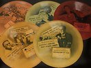 Vintage Record Set of 5-FDR-Roosevelt Flexi Picture Disc1940s-PMX