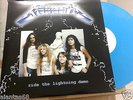 METALLICA RIDE THE LIGHTNING DEMO LIMITED LP  BLUE  VINYL