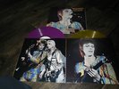 HYPER RARE DOUBLE 33T LIVE DISQUES COULEURS  DAVID BOWIE  ONLY 20EX