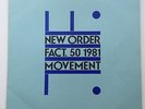 NEW ORDER ' 'MOVEMENT' 1981 ORIG UK PRESS LP FACT CUSTOM LABELS + COMPANY INNER