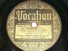 VINTAGE 78 RPM JAZZ RECORD VOCALION 2674 CLARENCE WILLIAMS ORCH. CHICK BULLOCK