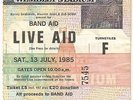 LIVE AID ticket - Wembley Stadium - July 1985...Queen, David Bowie, U2, The Who