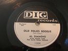 BLUES- AL SIMMONS- DIG 78 RPM- OLD FOLKS BOOGIE / SIDNEY MAIDEN / HAND ME DOWN