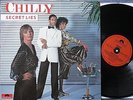 CHILLY Secret Lies German LP 1982 Electronic Pop Disco