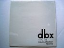 dbx 120 Series Demonstration Record 117/119  AUDIOPHILE promo
