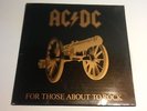 VINILO AC/DC FOR THOSE ABOUT TO ROCK LP 1981 ED. ESPAÑA