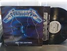 Metallica RIDE THE LIGHTNING Megaforce MRI 769 1984 Silver Label Misprint VG+/VG