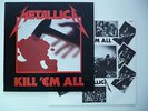 METALLICA: Kill 'Em All LP 1983 vinyl