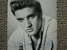 ELVIS PRESLEY Signed 1950's Postcard Germany