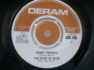 THE EYES OF BLUE.HEART TROUBLE/UP AND DOWN.UK ORIGINAL.DERAM 1966