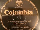Columbia 14115D Bessie Smith I'VE BEEN MISTREATED 1925 78 rpm  Charlie Green
