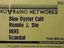 2Lps RADIO only BLUE OYSTER CULT Scandal RONNIE J. DIO & INXS 1984 CAPTURED LIVE