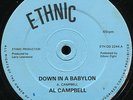 Al Campbell - Down In A Babylon UK Ethnic 12