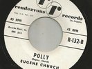 NEW BREED R&B ROCKER - EUGENE CHURCH-- GOOD NEWS  -HEAR -1960 PROMO RENDEZVOUS