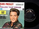 ELVIS PRESLEY 45 EP Follow That Dream RCA EPA 4366 orig w/ POT LUCK AD ON BACK