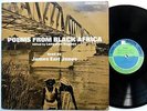 JAMES EARL JONES Poems from black Africa LP Poetry Spoken word VG++ vinyl