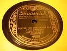 JAZZ TOM GERUN ORCH You're The One I Care For BRUNSWICK 6002 E-