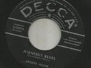 ROCKABILLY R&B- SANDRA MEADE-  MIDNIGHT BLUES  -HEAR BOTH -1957 DECCA