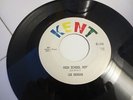 1958 ROCKABILLY 45 LEE DENSON  EDDIE COCHRAN on KENT ''HIGH SCHOOL HOP'' VG ++