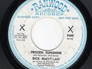 Rick McClellan Promo 45 Ranwood R-849 Frozen Sunshine / I Think It's Gonna Rain